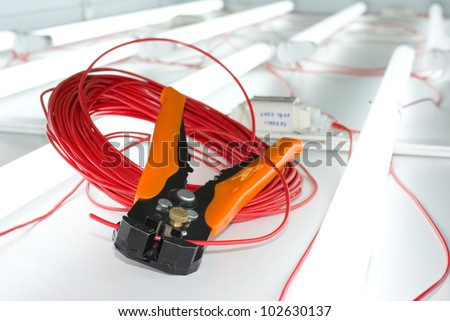 tube, wire and wire cutters