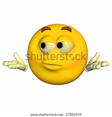 Yellow Emoticon Guy - Confused Expression Stock Photo 27883939 ...