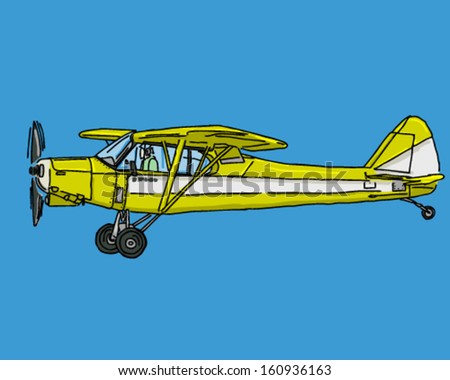 piper super cub airplane