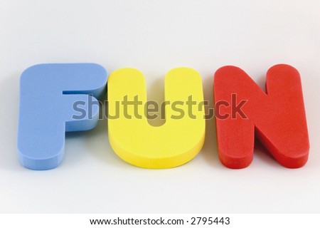 The Word Fun Written In Foam Letters Stock Photo 2795443 : Shutterstock