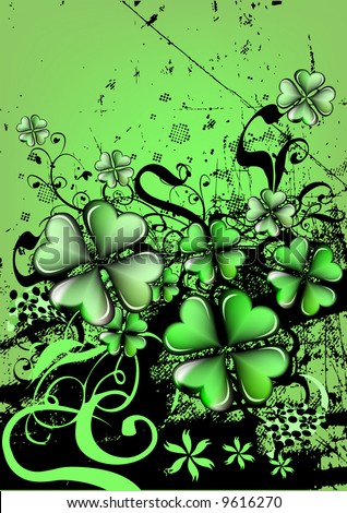 Grunge background for St. Patrick’s Day