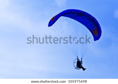 Similar – Image, Stock Photo Fan out the paragliders