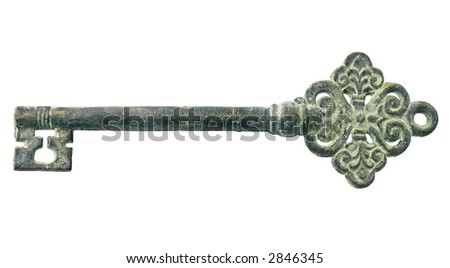 Vintage Key Stock Photo 2846345 : Shutterstock