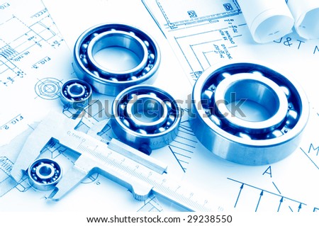 mechanical drawing and tools/ bearing