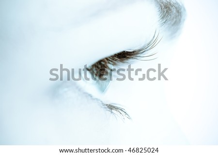 woman eye/ macro shot
