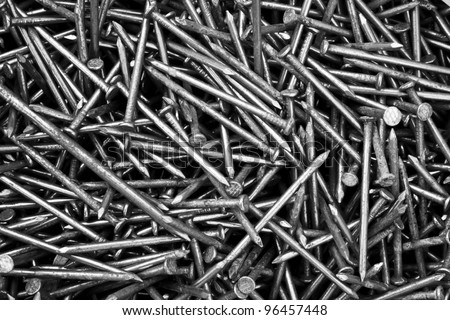 Iron Nails Stock Photo 96457448 : Shutterstock