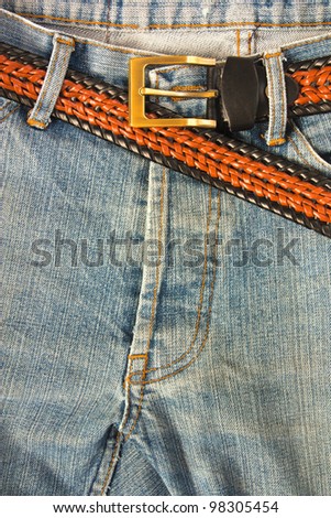 Jeans belt.