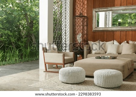 Similar – Image, Stock Photo Balcony in the tropics