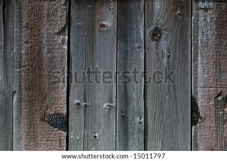 Old wood siding