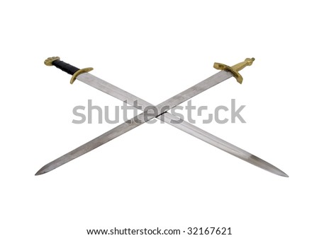 Crossed Swords With Sturdy Hilts Are A Sign Of Power And Respect - Path ...