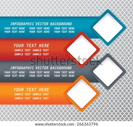 modern style infographic background with place for text