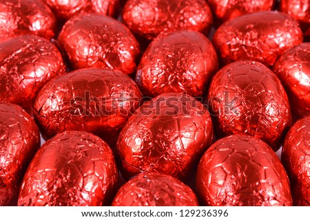 Easter eggs in a full-screen picture for use as background.