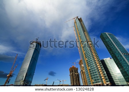 Similar – Image, Stock Photo dump Town High-rise