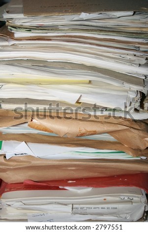 Pile of legal papers