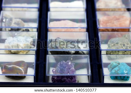 Precious stones collection