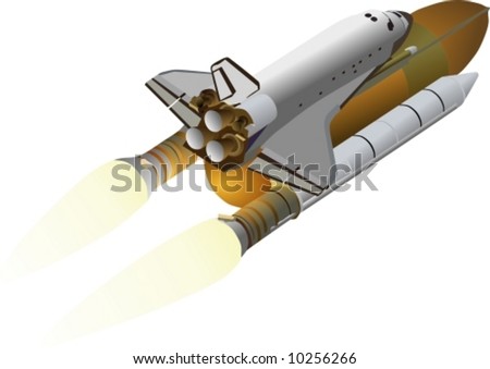 vector  space shuttle on carrier