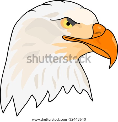 Vector - Side Face Eagle Head - 32448640 : Shutterstock