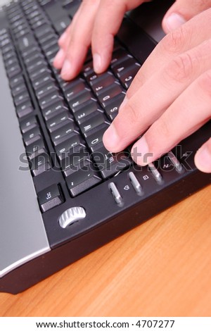 Hands on keyboard