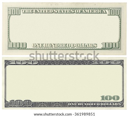 clear 100 dollar banknote template for design purposes ez canvas