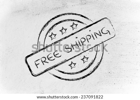 logo for an initiative of free shipping