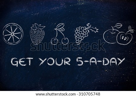 nutrition and health: add at least five fruit and vegetables per day to your diet