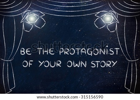 be the protagonist of your own story: theatre stage as metaphor of the bloggers and followers relationship