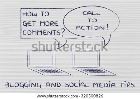 digital marketing, blogging and social media tips: call to action