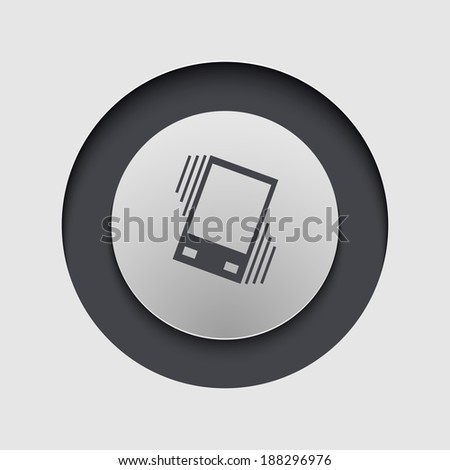 Vector modern circle icon. Eps 10 illustration