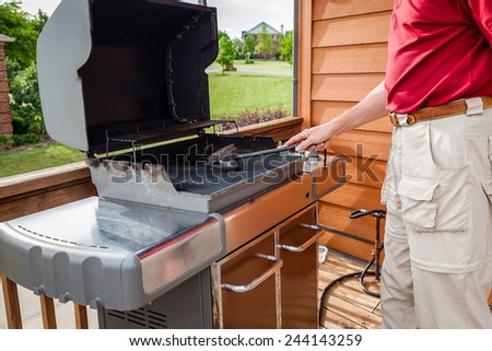 Cleaning grill