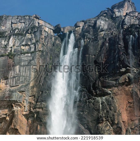 Angel Falls is worldÂ´s highest waterfalls (978 m) -Venezuela