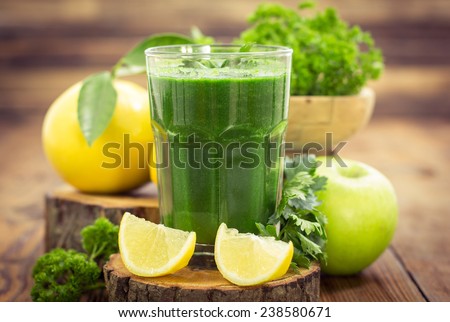 Fresh green smoothie