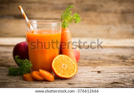 Similar – Image, Stock Photo Detox drinks with orange and currant