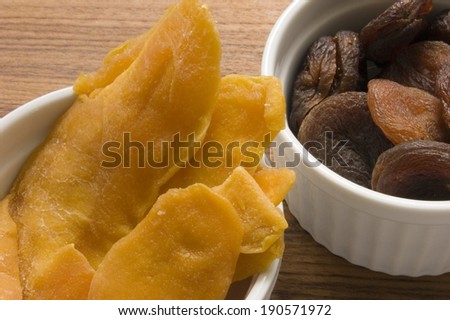 Dried fruit and mango apricot