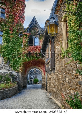 Similar – Image, Stock Photo Cochem on the Moselle