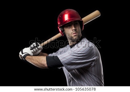 Baseball Player batting