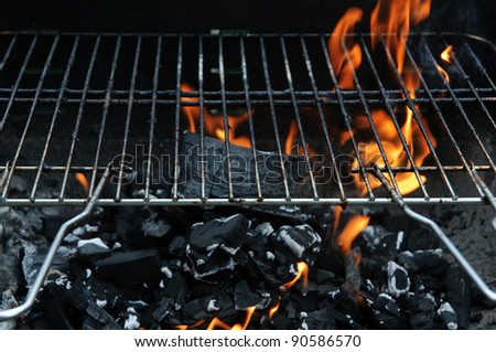 bbq grill flame
