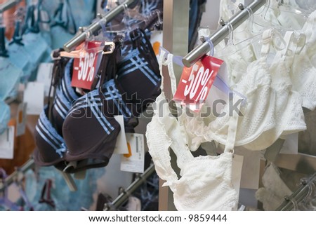 Boutique Sale Women Underwear Clothes Stock Photo 9859444 : Shutterstock