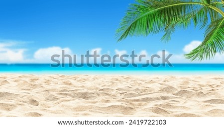 Similar – Image, Stock Photo sandy beach