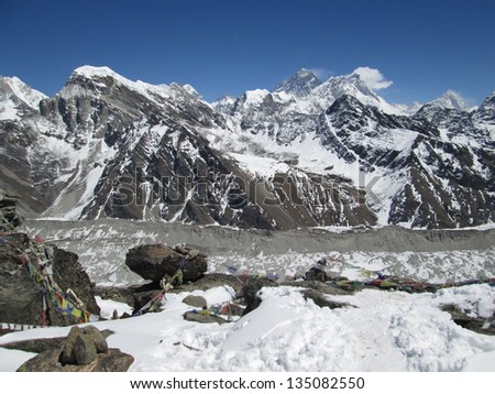 View from Gokyo Ri, Mt Everest