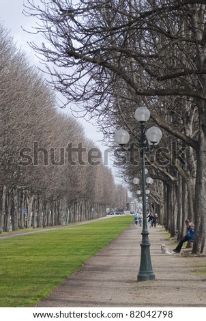 Park in Paris, France