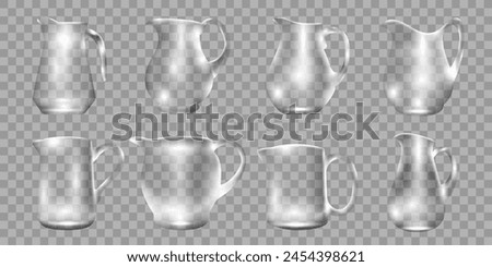 Similar – Image, Stock Photo Glasses and carafe with red wine on table