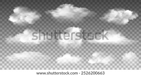 Similar – Image, Stock Photo White fluffy clouds on blue sky. Soft touch feeling like cotton. White puffy cloudscape. Beauty in nature. White cumulus clouds texture background. Sky on sunny day. Pure white clouds. Beautiful sky.