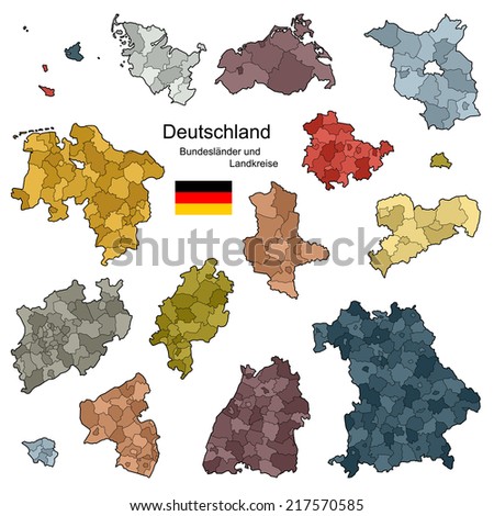 Provinces and districts of Germany