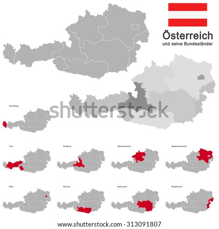 european country austria and the federal states