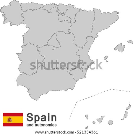 european country Spain and autonomies in details