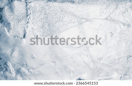 Similar – Foto Bild Eisfläche mit eingefrorenem Schilf und Schnee.