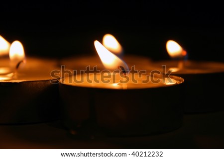 romantic candle lights