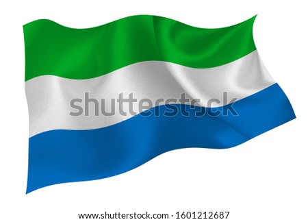 Sierra Leone national flag icon