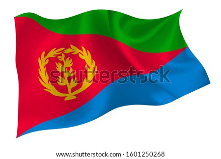 Eritrea  national silk flag icon
