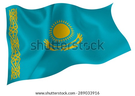 Kazakhstan flag flag